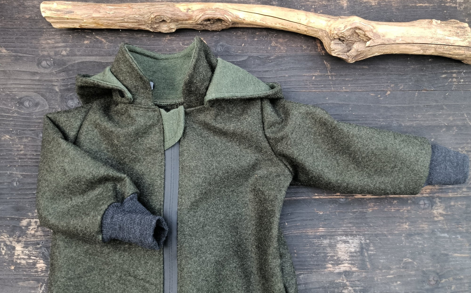 Wolloverall zum Abhalten