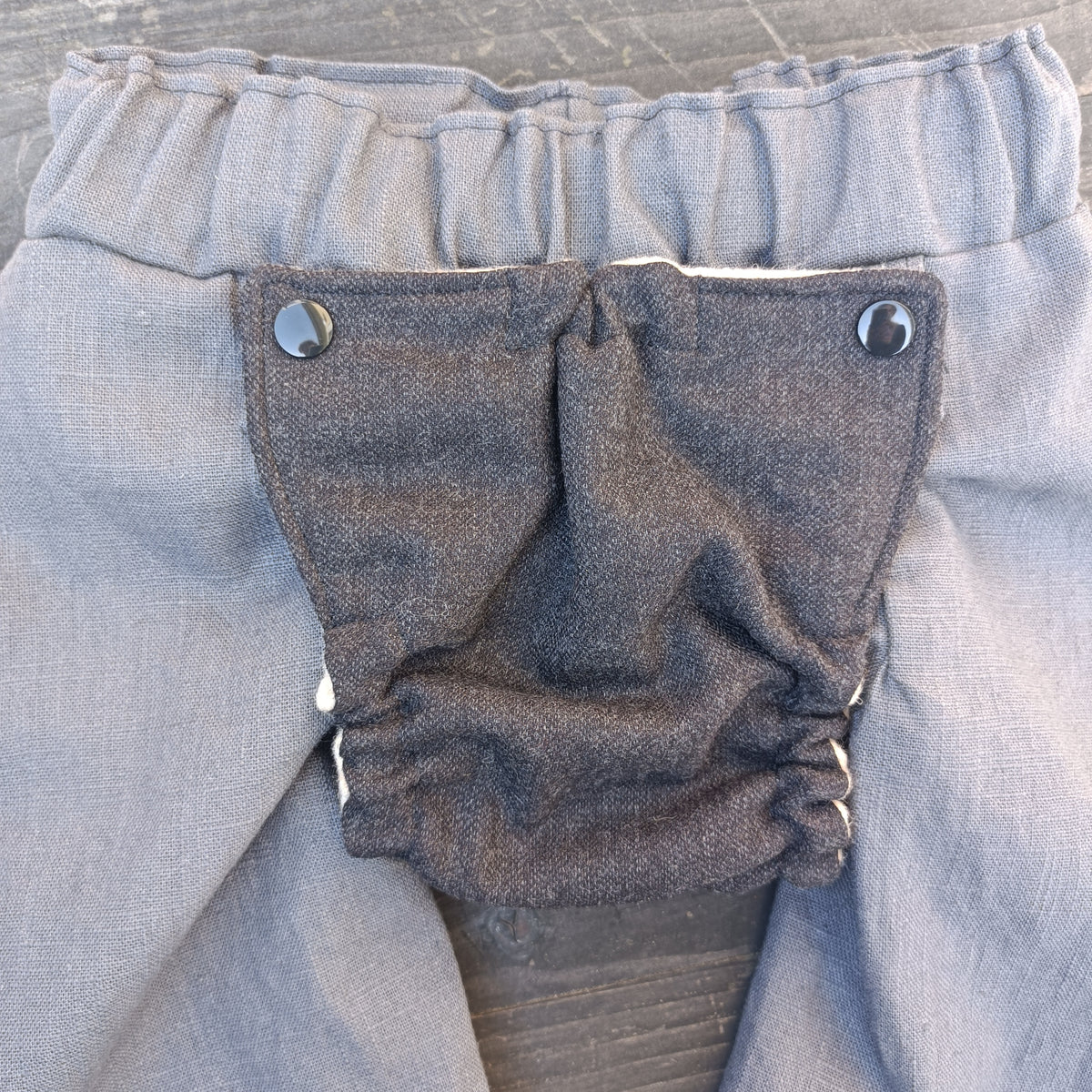 Snaplaschen für Abhaltehosen