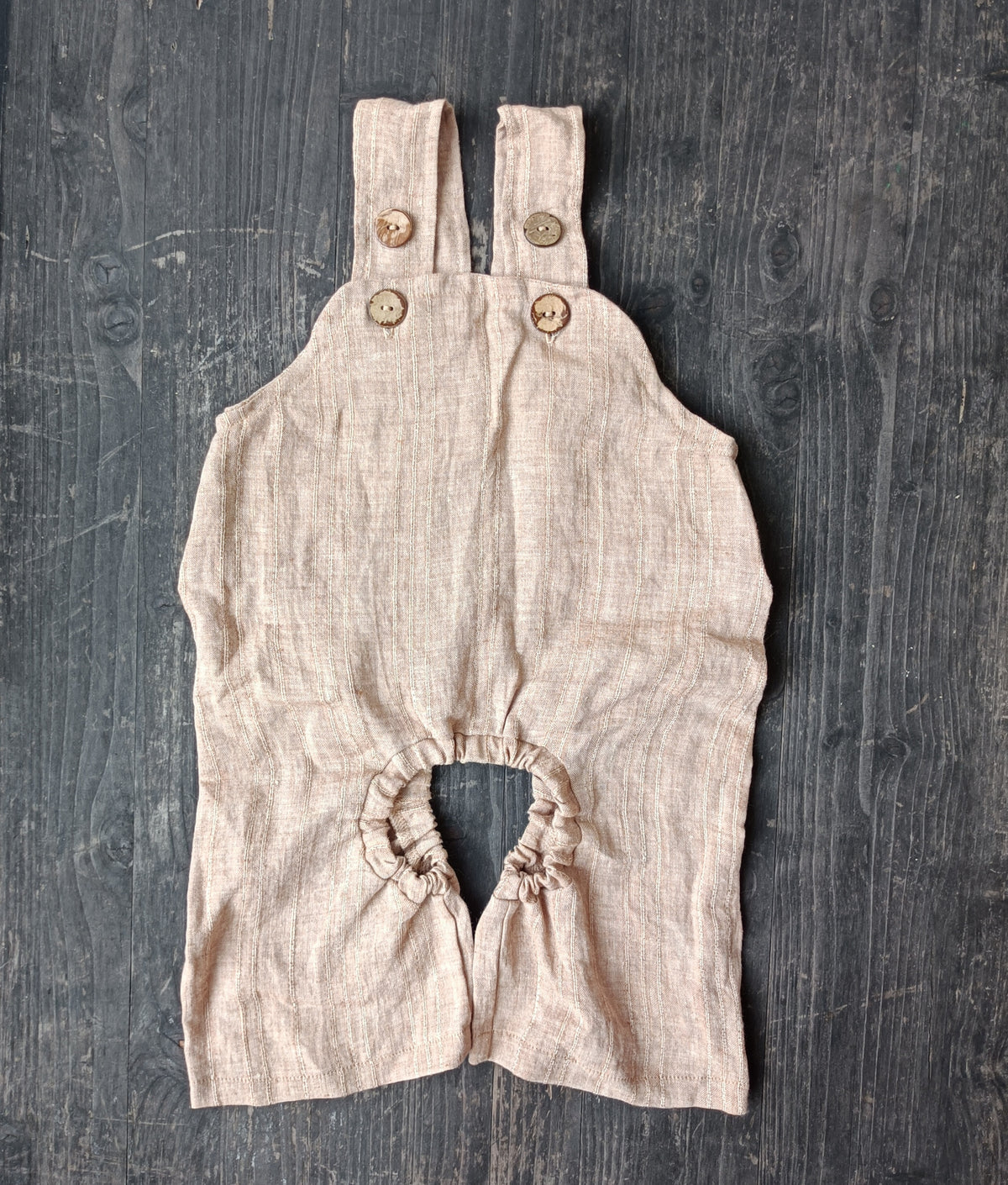 Diaper-free romper “pure linen”