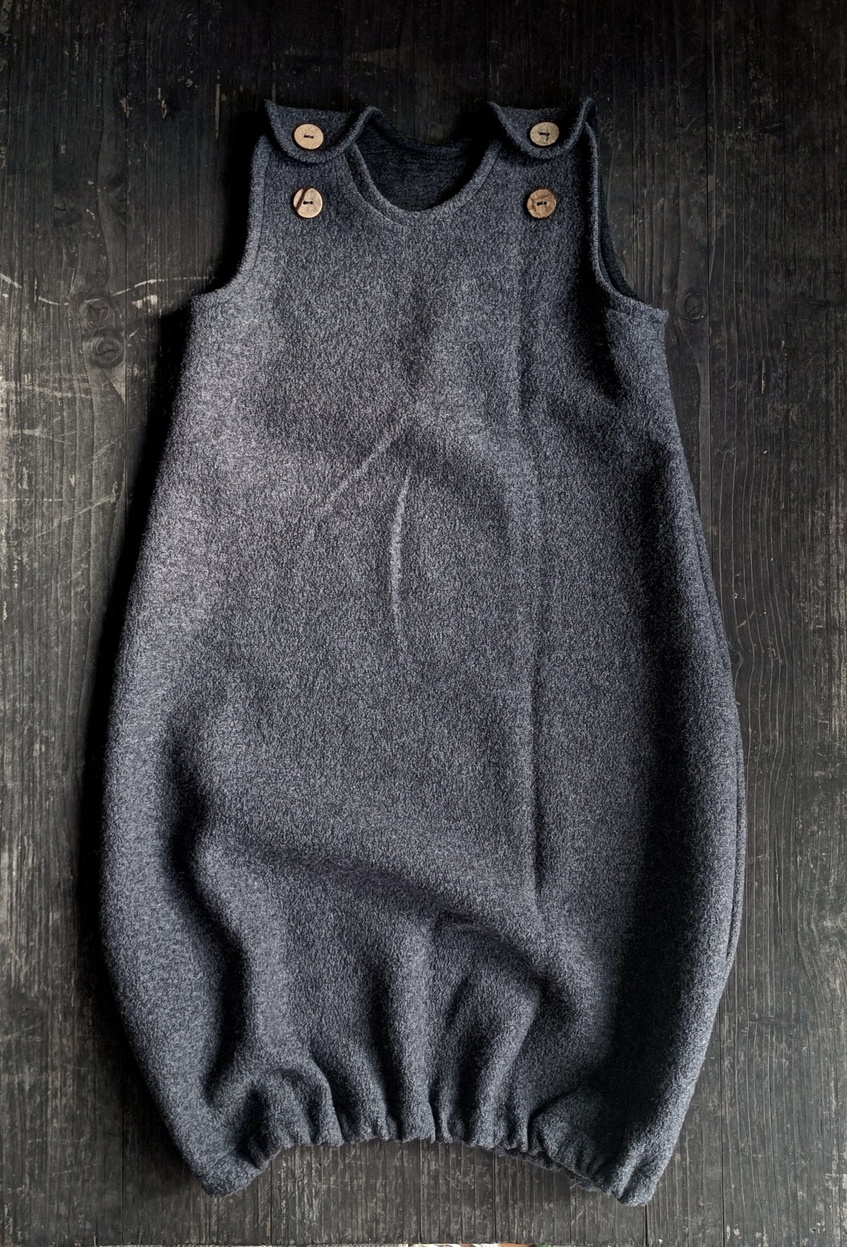 Sleeping bag wool knit without arms 