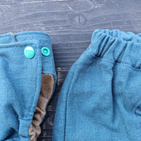 Set "Shorty Leinen Petrol"