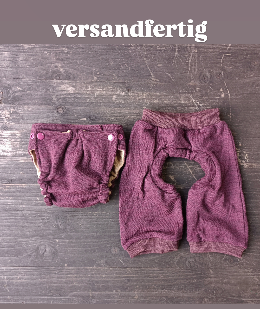 verschiedene Sets Sommermerino Shorts & Abhaltewindeln Gr. 3