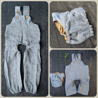 Diaper-free romper “pure linen”