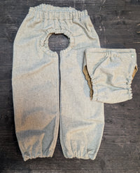 Abhaltehose "LeinenPur" verschiedene Farben
